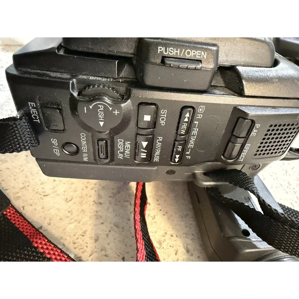 jvc compact vhs camcorder‎ gr-axm210u Working